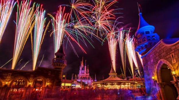 Fantasyland fireworks view