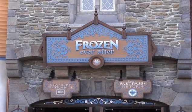 frozen ever after entrance epcot