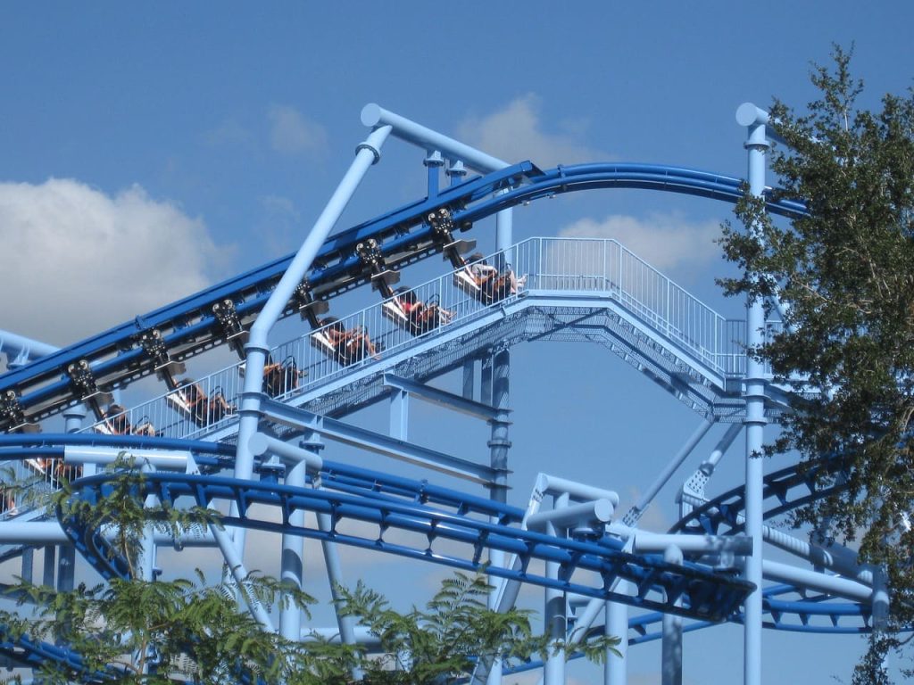 Roller coaster Legoland Florida