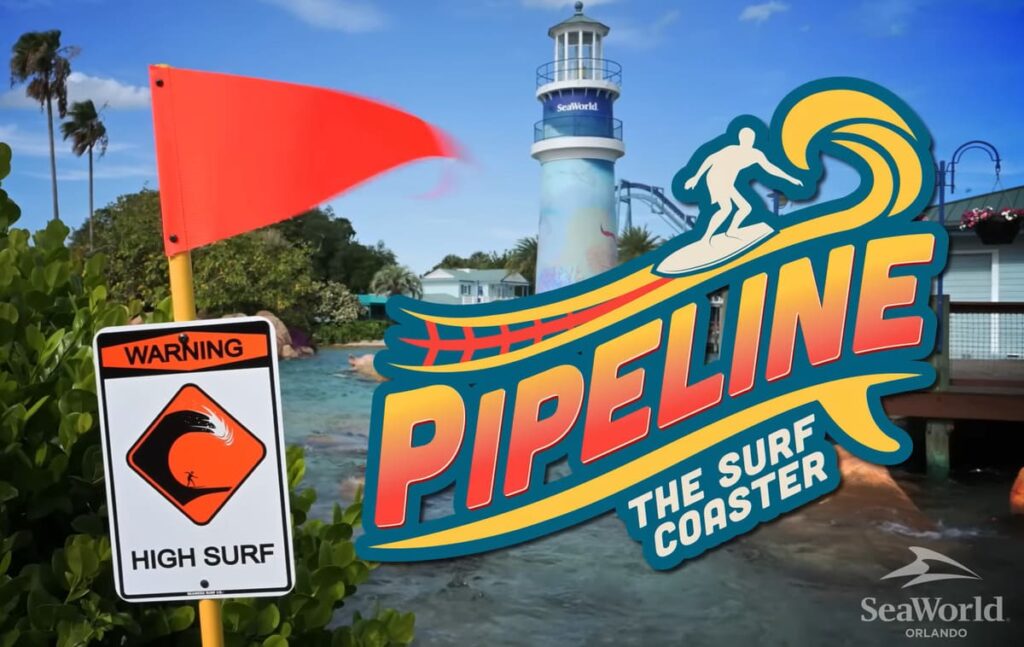 Pipeline The Surf Coaster - SeaWorld
