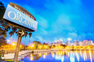 Ciudad de Orlando Florida Downtown