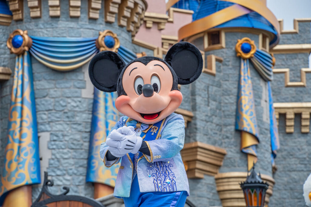 Mickey Mouse at DIsney Magic Kingdom
